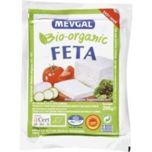 MEVGAL BIO ORGANIC FETA CHEESE 200 grms
