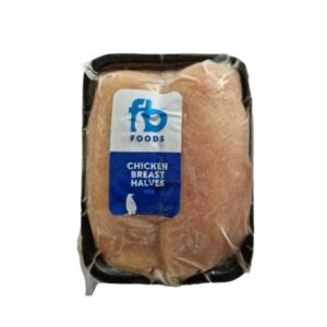 FB FOODS CHICKEN BREAST HALVES IN TRAY 600 GRMS