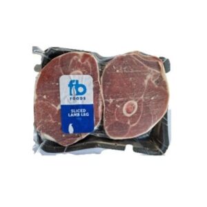 FB FOODS SLICED LAMB LEG IN TRAY 500 GRMS