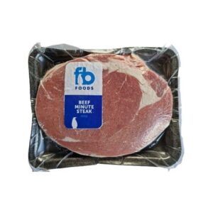 FB FOODS BEEF MINUTE STEAK IN TRAY 400 GRMS