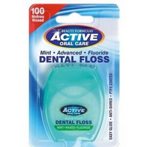 BEAUTY FORMULA ADV.DENTAL FLOSS WAXED MINT 100M