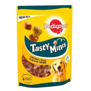 PEDIGREE TASTY MINIS CHEWY CHICKEN DUCK 130 grms