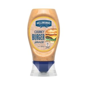 HELLMANNS  CHUNKY BURGER SAUCE 250 ML