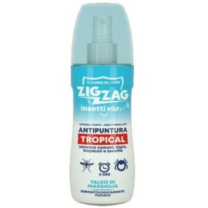 ZIG ZAG TROPICAL ANTI INSECT  8HRS TALC 100 ML
