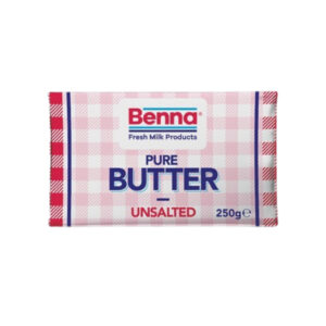 BENNA BUTTER - UNSALTED 250 GRMS