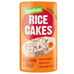 BENLIAN  FOOD RICE CAKE SESAME SALT GF 100 GRMS