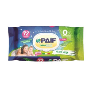 I PAIF BABY WIPES ALOE VERA 72 PCS.