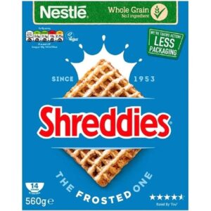 NESTLE SHREDDIES FROSTED CEREAL 600 GRMS