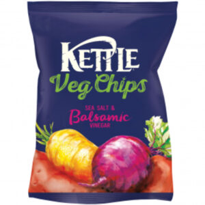 KETTLE CHIPS VEGETABLE SEA SALT & BALSAMIC VINEGAR 130 GRMS