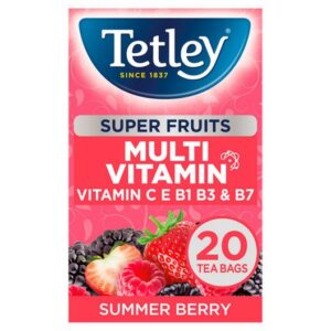 TETLEY SUPER FRUIT MULTI VITAMIN SUMMER BERRY