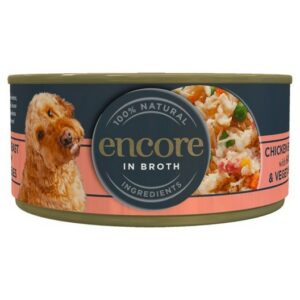 ENCORE DOG TIN CHICKEN HAM VEGETABLE 156 GRMS