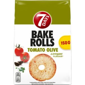 7DAYS BAKE ROLLS TOMA OLIVE 150 GRMS
