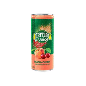 PERRIER JUICE CHER PEACH CAN 250 ML