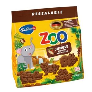 BAHLSEN ZOO JUNGLE ANIMALS COCOA 100 GRMS