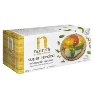 NAIRNS GLUTEN FREE SUPERSEEDED CRACKERS 137 GRMS