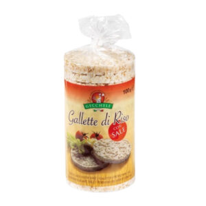 GECCHELE GALLETTE RISO+SALE 100 GRMS