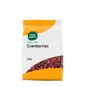 GOOD EARTH CRANBERRIES 150 GRMS