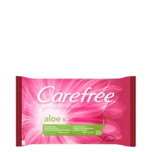 CAREFREE INTIMATE WIPES ALOE 20 pcs.