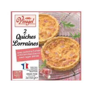 VIVAGEL QUICHE LORRAINE TART  2X300 GRMS