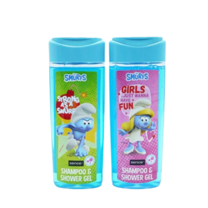 I SMURFS SHAMPOO & SHOWER GEL 2 ASSORTED 210 ML