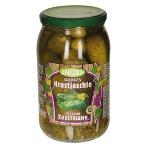 ZAKUSKA PICKLED GHERKINS HRUSTASHIYE 860 GRMS
