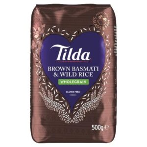 TILDA W/GRAIN BASMATI & WILD RICE 500 GRMS