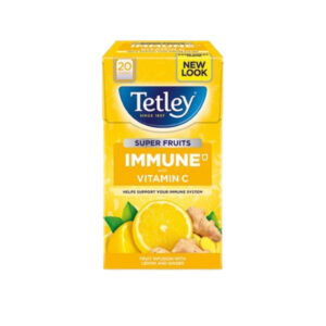 TETLEY SUPER FRUITS IMMUNE LEM/GN 40 GRMS