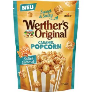 WERTHERS ORIGINAL POPCORN SALTED CARAMEL  140 GRMS