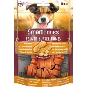 SMART BONES PEANUT BUTTER MINI BONES 8X