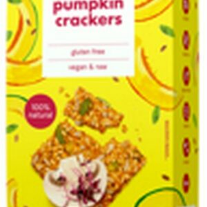 THE BEGINNINGS PUMPKIN CRACKERS (RAW) 80 GRMS