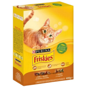 PURINA FRISKIES ADULT CHICK TURK VEG 400 GRMS