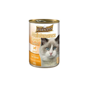 PRINCESS CAT CHICKEN & TURKEY 415 grms