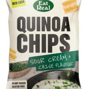 EAT REAL CHIPS QUINOA SOURCREAM&CHIVE 900 GRMS