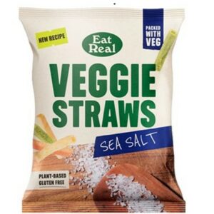 EAT REAL VEGGIE STRAWS SEA SALT 45 GRMS