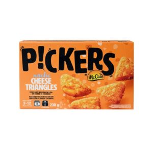 MCCAIN PICKERS NACHOS CHEESE TRIANGLES 350 GRMS