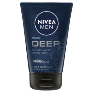 NIVEA MEN F/WASH & BEARD WASH DEEP 100 ML