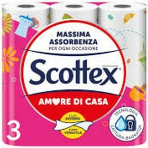 SCOTTEX AMORE DI CASA MASSIMA ASSORBENZA KITCHEN TOWEL  X 3