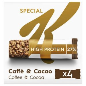 KELLOGGS MP SPECIAL K PROTEIN BARS COFFEE COCOA X 4 28 GRMS