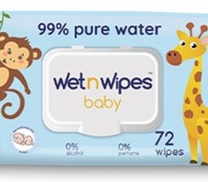 WET N WIPES WATER WIPES BY 72