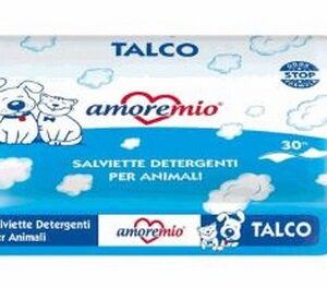 AMORE MIO TALC SCENTED CLEANING WIPES 30 PCS.