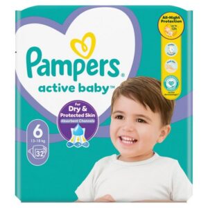 PAMPERS VP ACTIVE BABY S6 X32