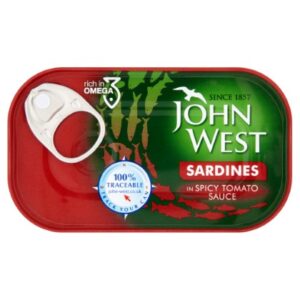 JOHN WEST SARDINES IN SP.TOMAT 120 GRMS