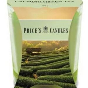 PRICE'S CANDLES CANDLE GLASS  45HR CALMING GREEN 170 GRMS