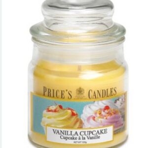 PRICE'S CANDLES CANDLE JAR 65-90HR VAN CUPCAKE 411 GRMS