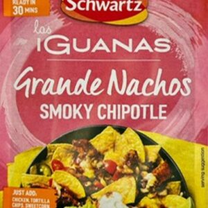 SCHWARTZ LAS IGUANAS GRANDE NACHOS SMOKY CHIPOTLE 25 GRMS