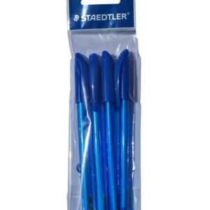 BALL PEN M BLUE X4 (MDL)