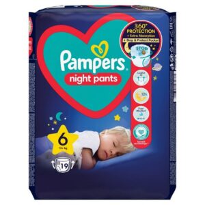 PAMPERS VP NIGHT PANTS 6 XL 19 PCS.