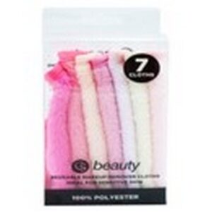 I CS BEAUTY MAKEUP REMOVER CLOTHS REUSABLE 7 PCS.