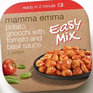 MAMMA EMMA EASY MIX POTATO GNOCCHI WITH TOMATO & BASIL SAUCE 285 GRMS