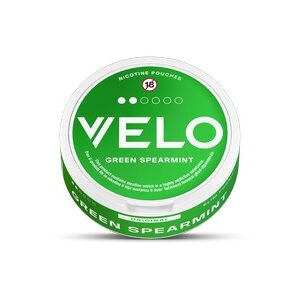 VELO GREEN SPEARMINT NICOTINE POUCHES BY 20 6MG SLIM